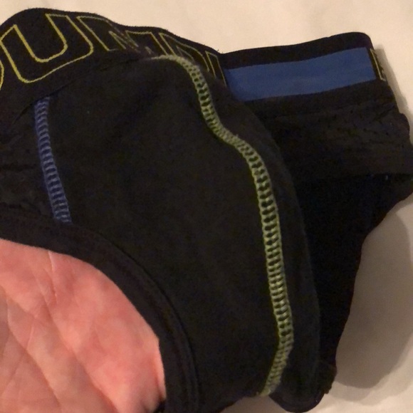 Men’s Black and blue Mesh PUMP! briefs - Picture 4 of 5